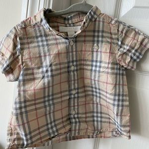 Baby boy Burberry shirt